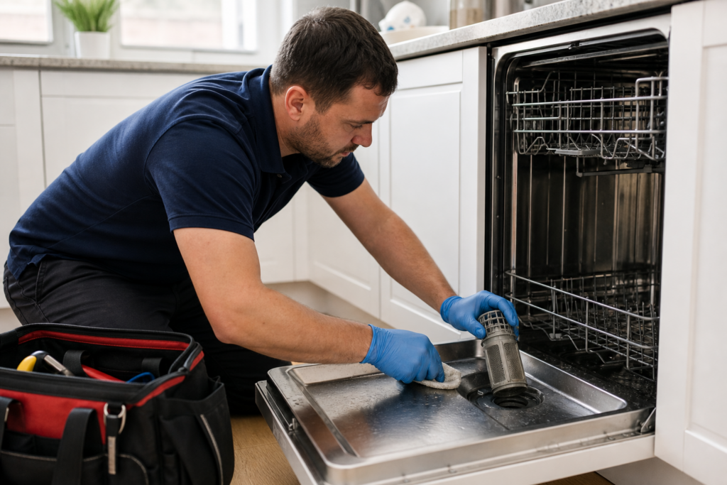 Bosch Dishwasher Smells Bad? Clean the Places Water and Food Actually Meet